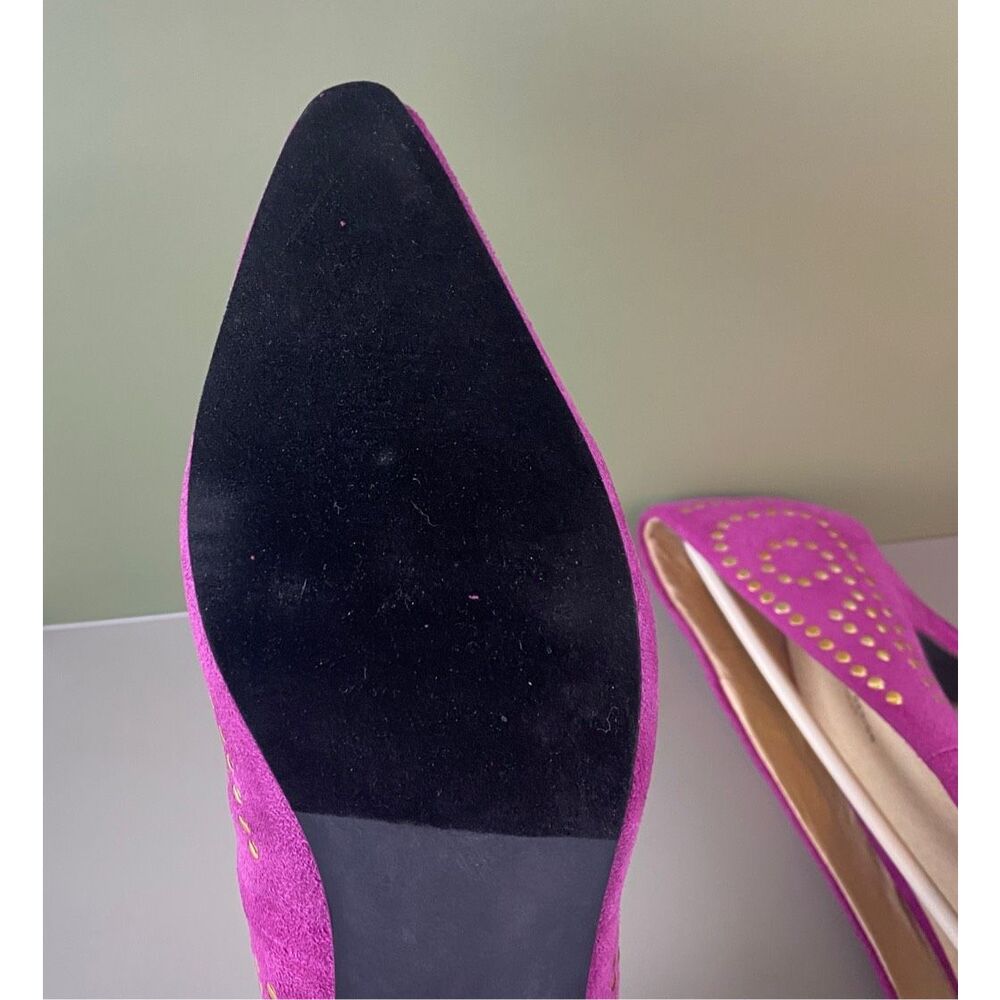 New Boston Proper fuchsia stuuded high heels Size 8.5 - Picture 5 of 7